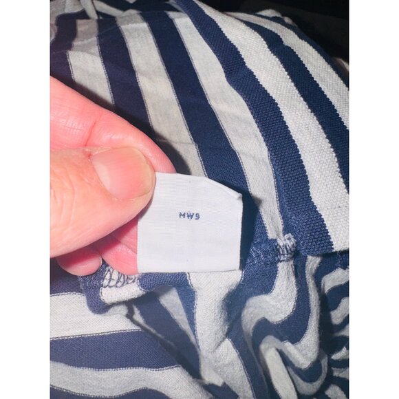 Polo By Ralph Lauren Mens Striped Short Sleeve Polo Shirt L Navy White Old Money - Picture 7 of 7